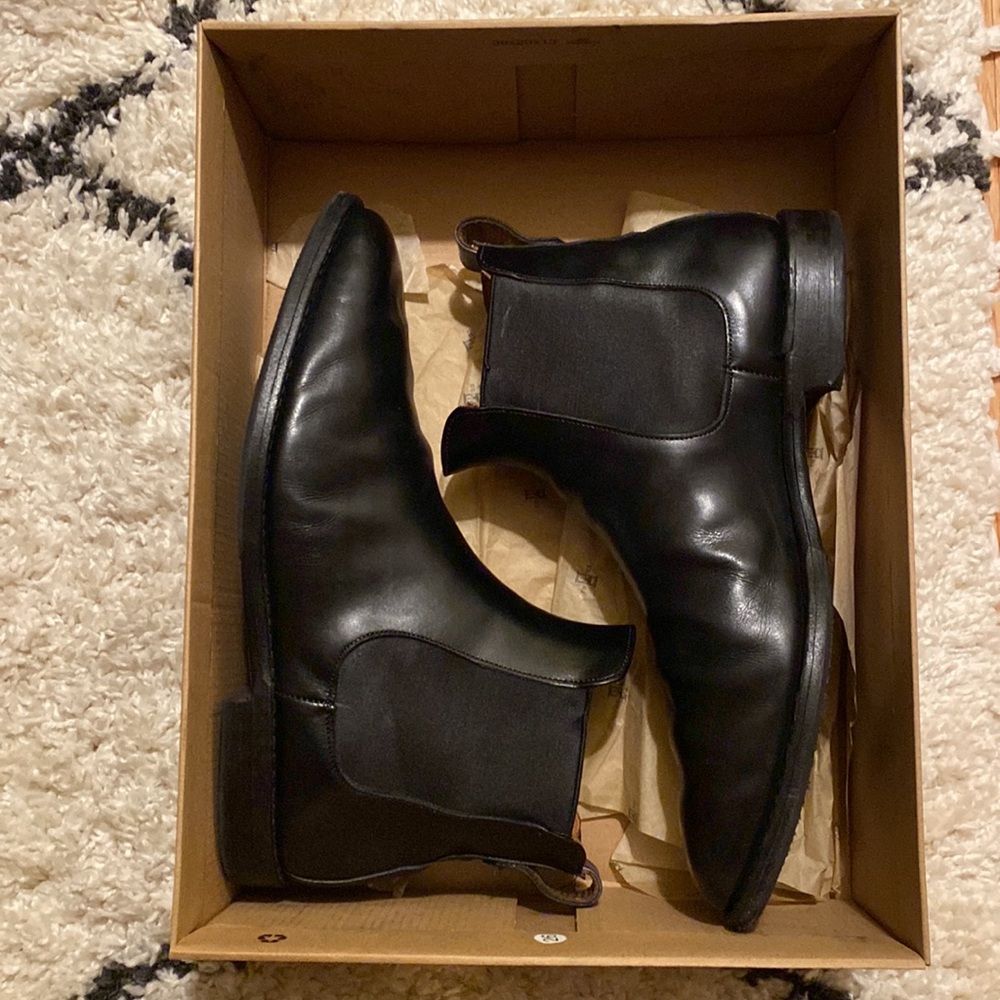 Allen Edmonds Black Liverpool Chelsea Boots